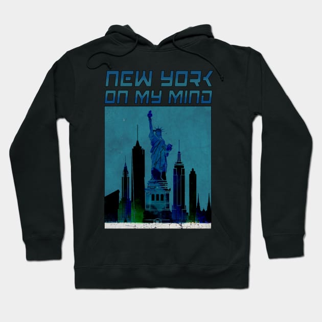 i love newyork t-shirt Hoodie by adouniss